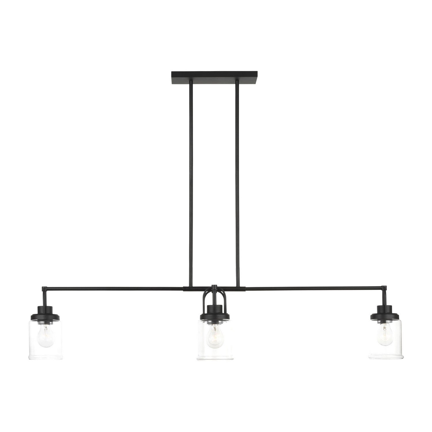Visual Comfort Studio - GLC1184MBK - Four Light Chandelier - Anders - Midnight Black