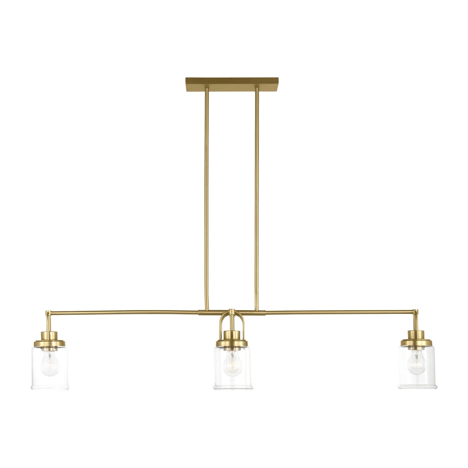 Visual Comfort Studio - GLC1184SB - Four Light Chandelier - Anders - Satin Brass