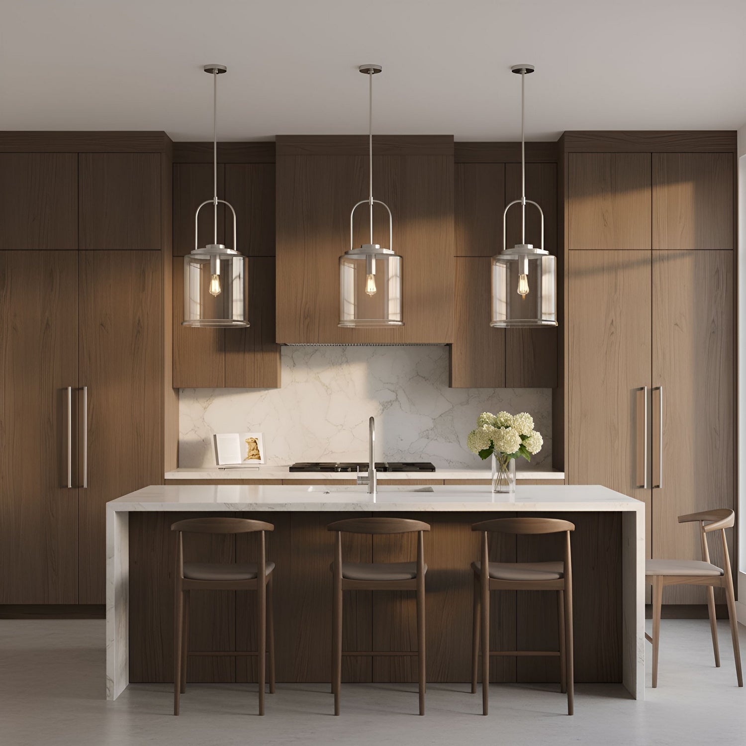Visual Comfort Studio - GLP1051BS - One Light Pendant - Anders - Brushed Nickel