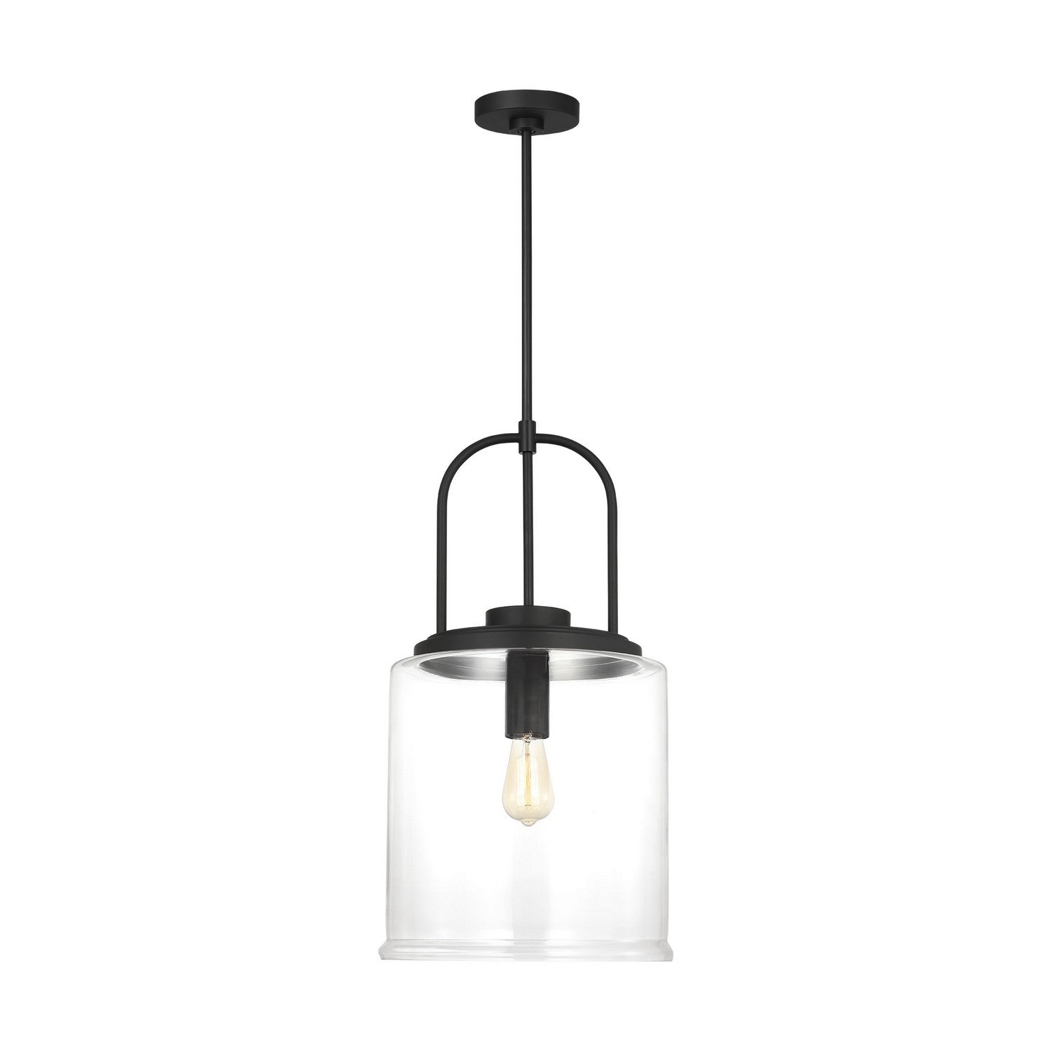 Visual Comfort Studio - GLP1051MBK - One Light Pendant - Anders - Midnight Black