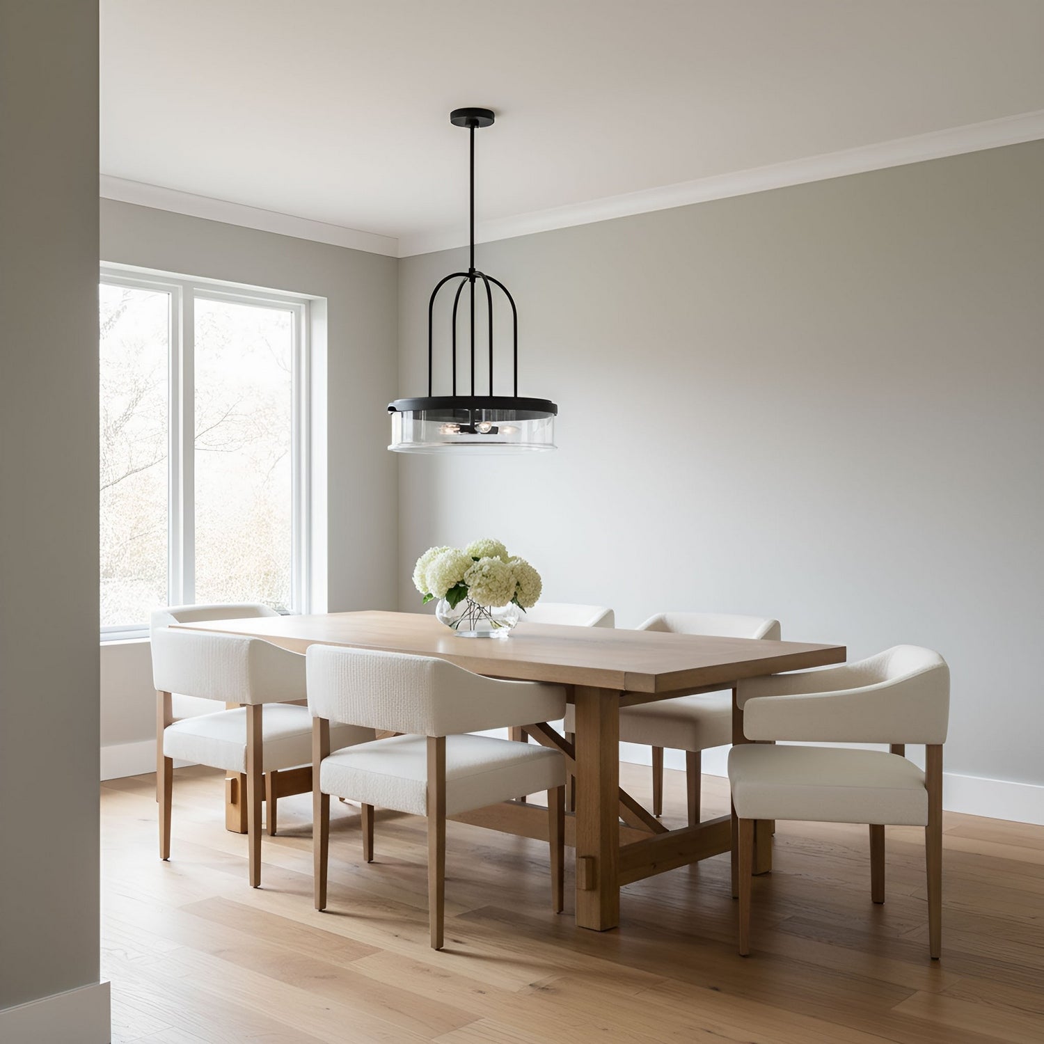 Visual Comfort Studio - GLP1064MBK - Four Light Pendant - Anders - Midnight Black