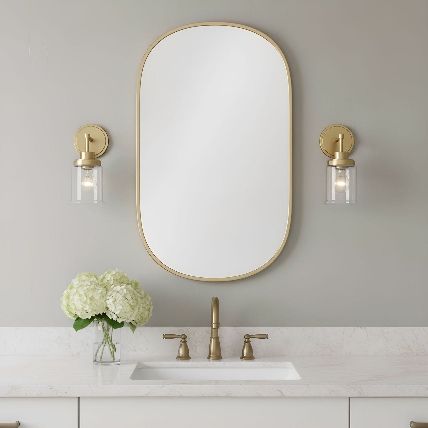 Visual Comfort Studio - GLV1071SB - One Light Vanity - Anders - Satin Brass