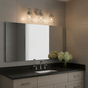 Visual Comfort Studio - GLV1073BS - Three Light Vanity - Anders - Brushed Nickel