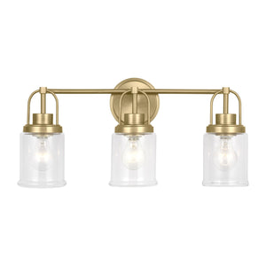 Visual Comfort Studio - GLV1073SB - Three Light Vanity - Anders - Satin Brass