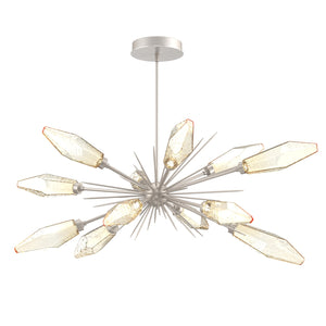 Hammerton Studio - PLB0050-0A-BS-CA-001-L1 - LED Starburst - Rock Crystal - Beige Silver