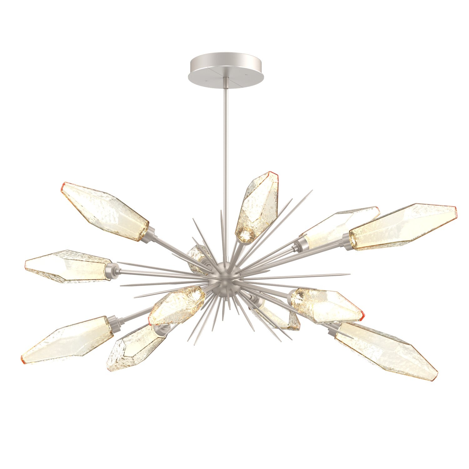 Hammerton Studio - PLB0050-0A-BS-CA-001-L3 - LED Lantern - Rock Crystal - Beige Silver