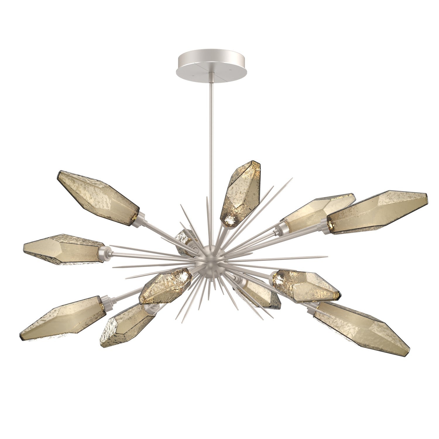 Hammerton Studio - PLB0050-0A-BS-CB-001-L3 - LED Lantern - Rock Crystal - Beige Silver