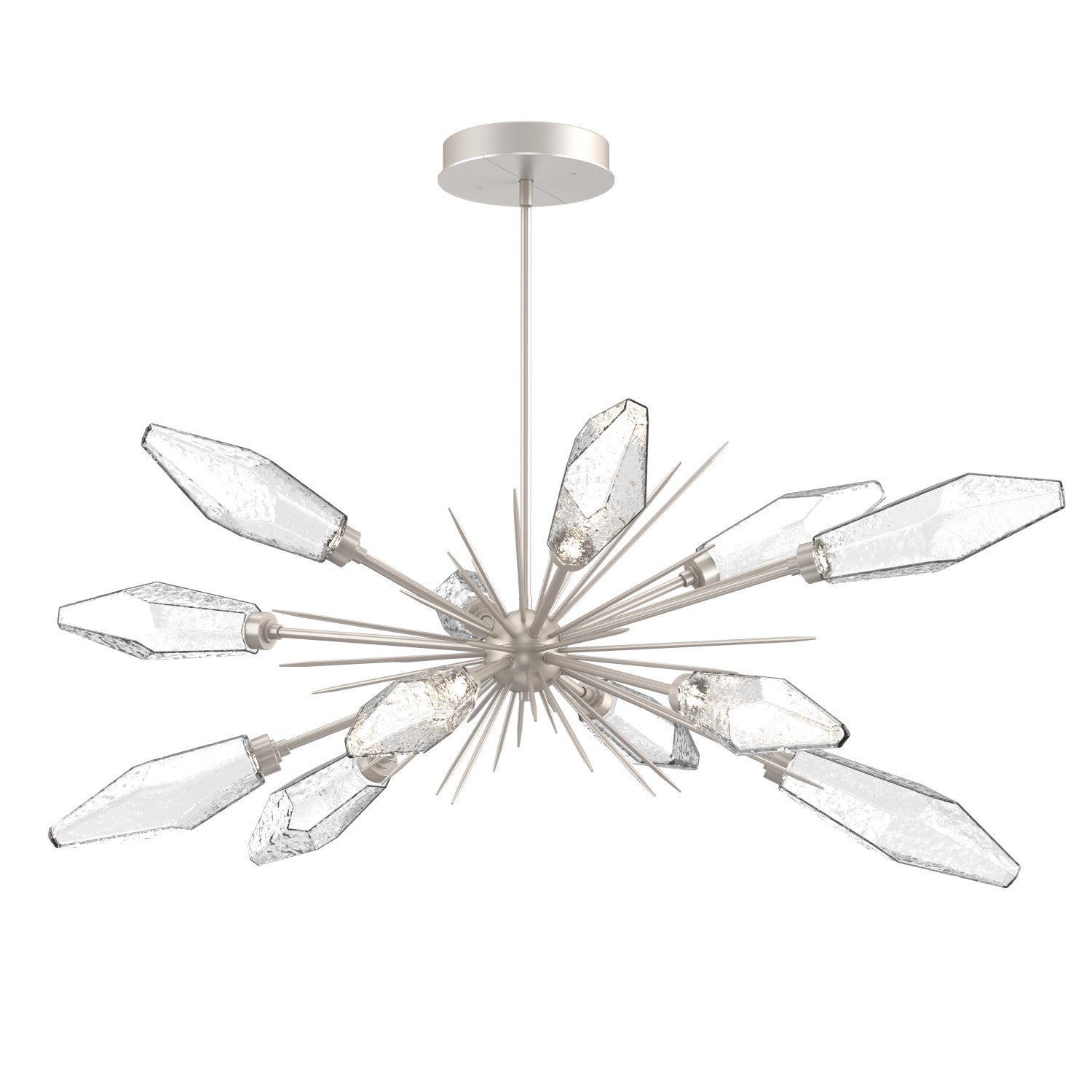 Hammerton Studio - PLB0050-0A-BS-CC-001-L3 - LED Lantern - Rock Crystal - Beige Silver