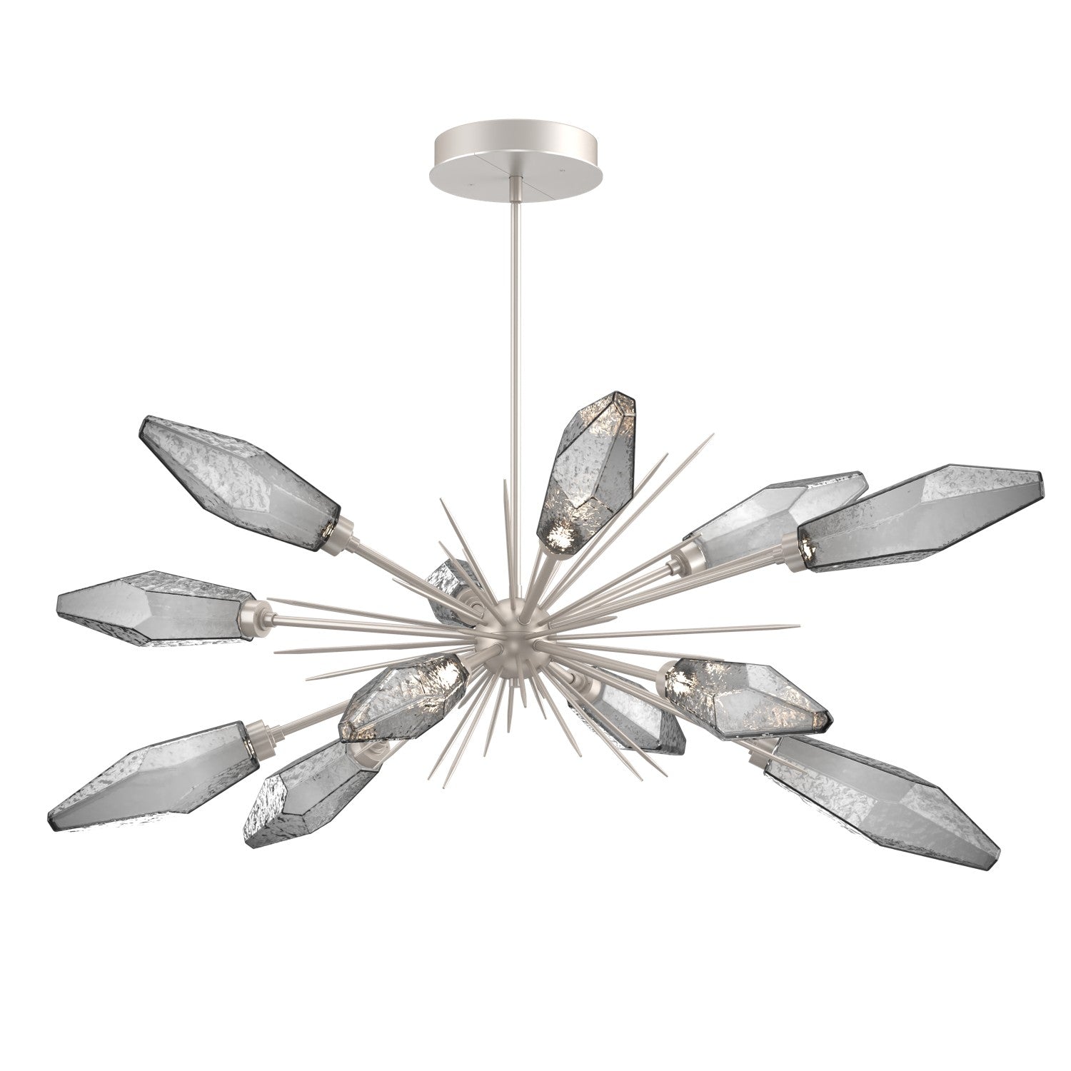 Hammerton Studio - PLB0050-0A-BS-CS-001-L1 - LED Starburst - Rock Crystal - Beige Silver