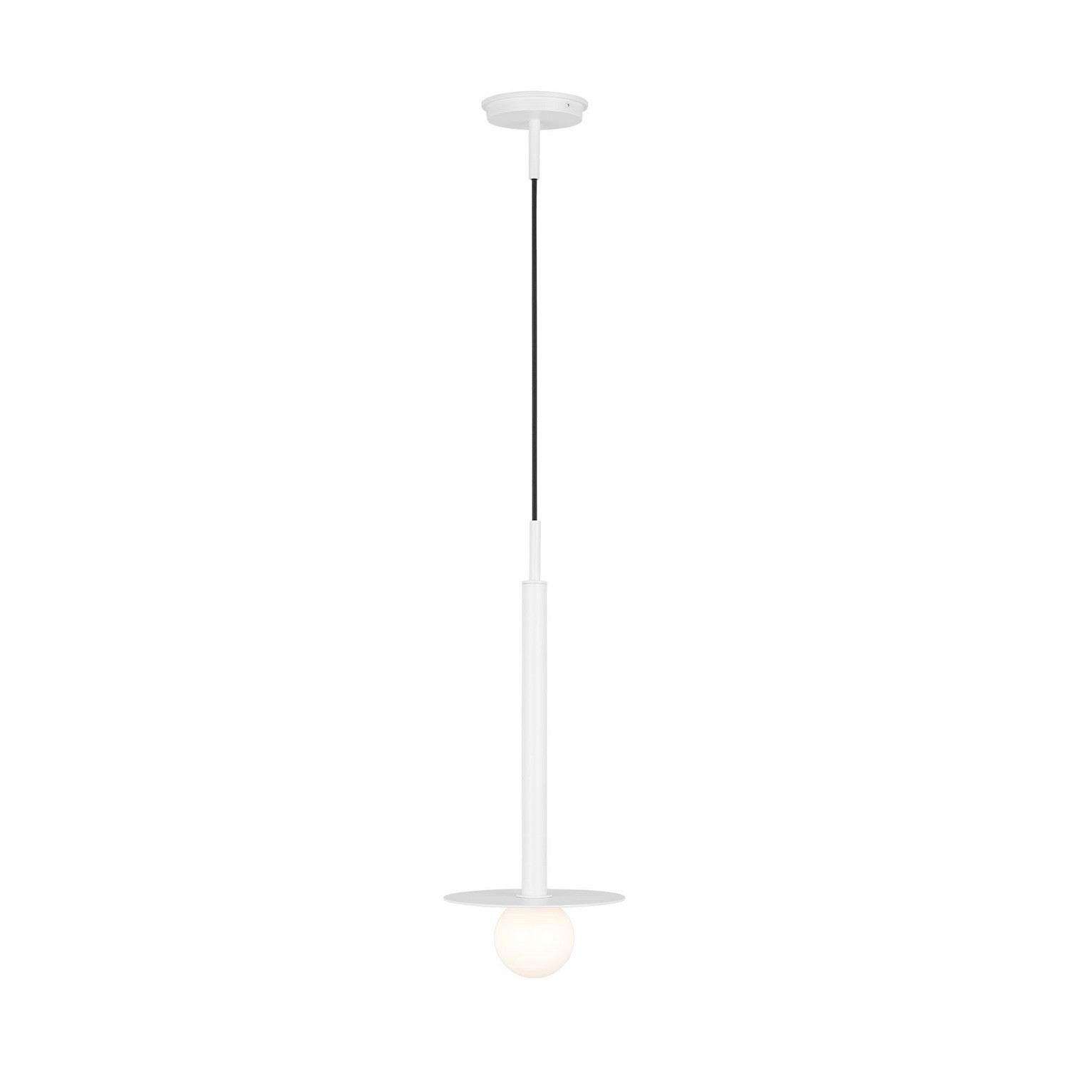Visual Comfort Studio - KP1001MWT - One Light Pendant - Nodes - Matte White