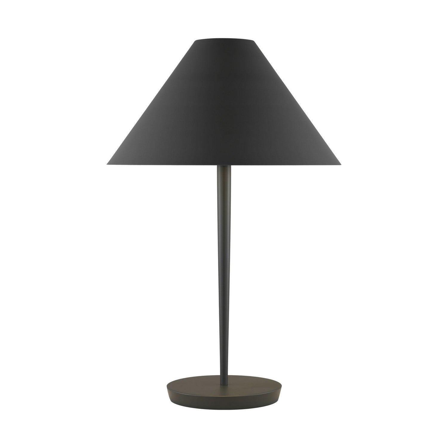 Visual Comfort Studio - KT1461MCB - One Light Table Lamp - Contra - Matte Charcoal Black