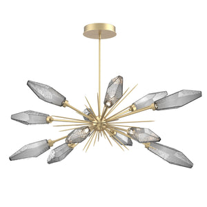 Hammerton Studio - PLB0050-0A-GB-CS-001-L3 - LED Lantern - Rock Crystal - Gilded Brass