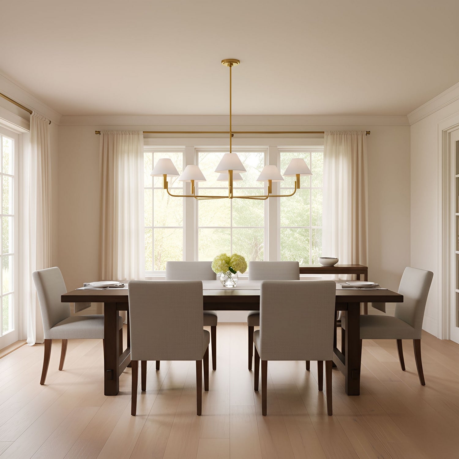 Visual Comfort Studio - SLC1005BBS - Five Light Chandelier - Colfax - Burnished Brass