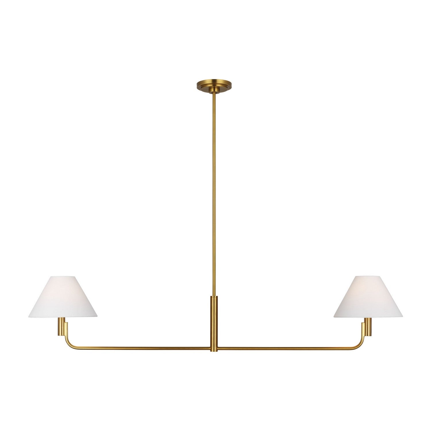 Visual Comfort Studio - SLC1022BBS - Two Light Linear Chandelier - Colfax - Burnished Brass