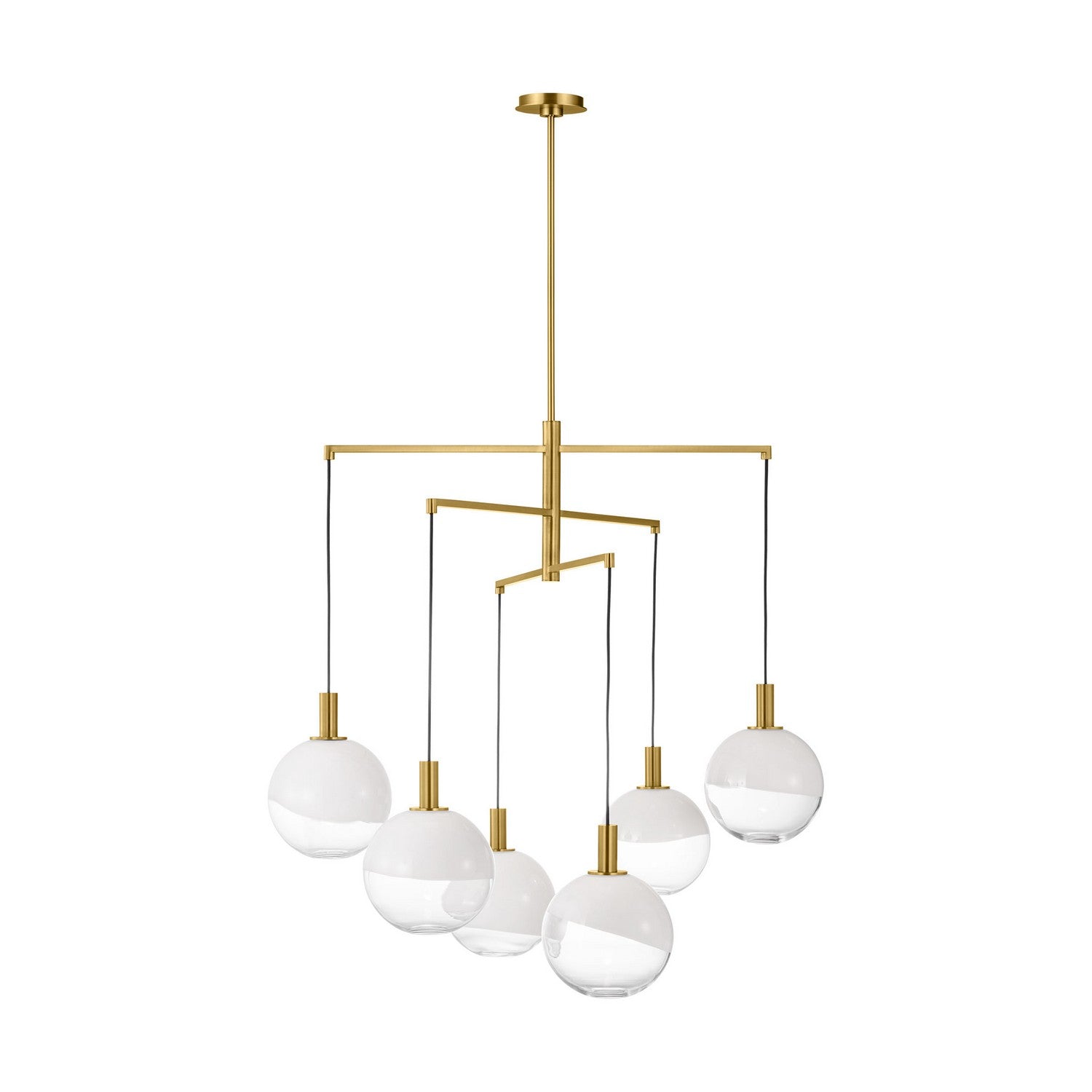 Visual Comfort Studio - SLC1036BBS - Six Light Chandelier - Torian - Burnished Brass