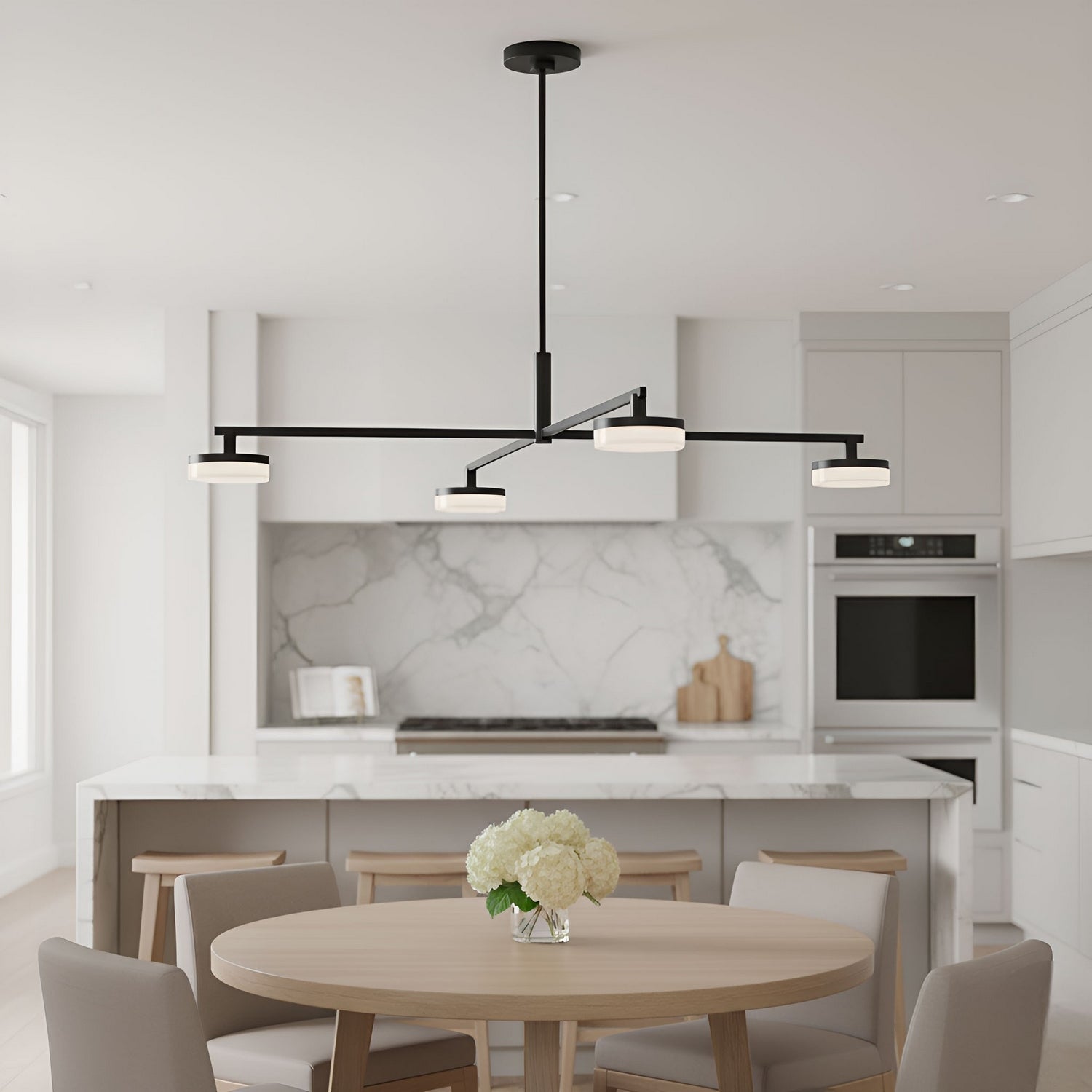 Visual Comfort Studio - SLC1084AI - LED Chandelier - Khan - Aged Iron