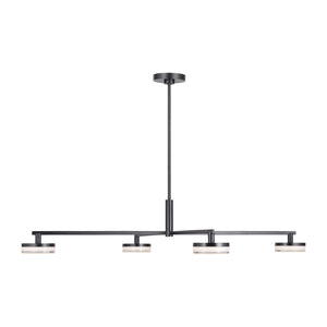 Visual Comfort Studio - SLC1084AI - LED Chandelier - Khan - Aged Iron