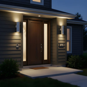 Visual Comfort Studio - SLO1172OTW - Two Light Wall Lantern - Outdoor Cylinders - Outdoor Textured White