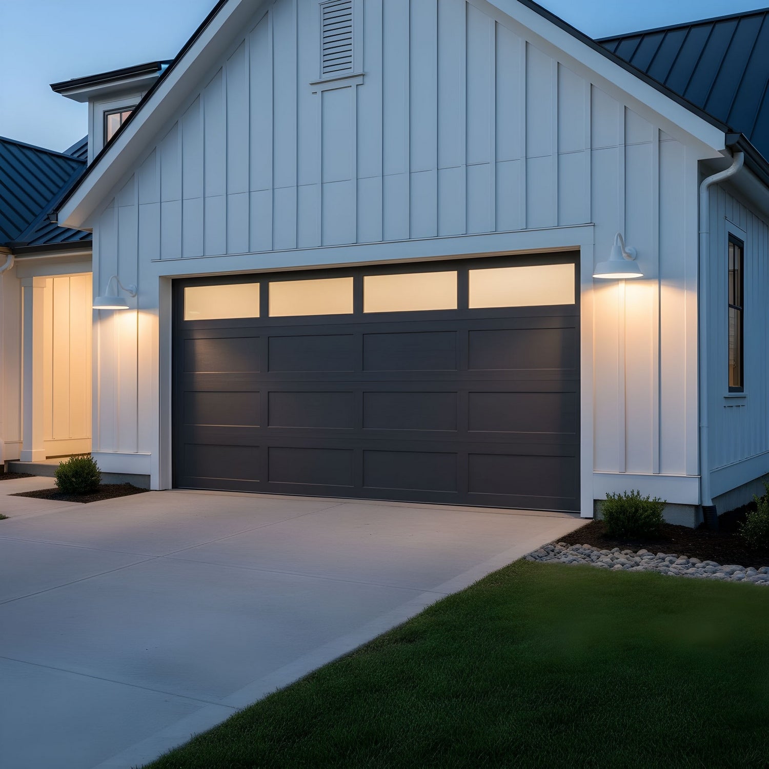 Visual Comfort Studio - SLO1201OTW - One Light Wall Lantern - Barn Light - Outdoor Textured White