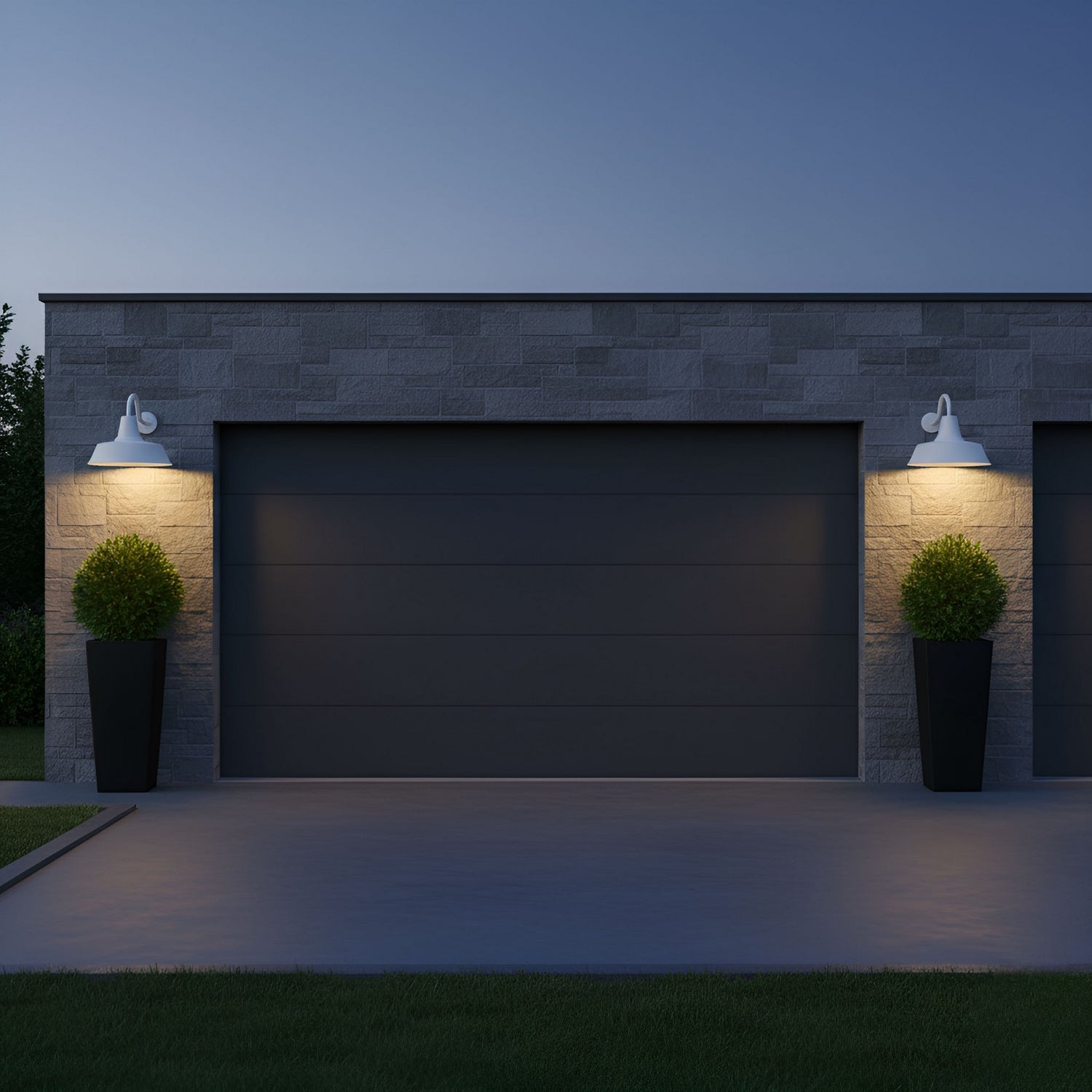 Visual Comfort Studio - SLO1211OTW - One Light Wall Lantern - Barn Light - Outdoor Textured White