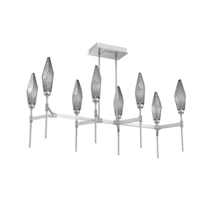 Hammerton Studio - PLB0050-48-CS-CS-001-L1 - LED Linear Suspension - Rock Crystal - Classic Silver