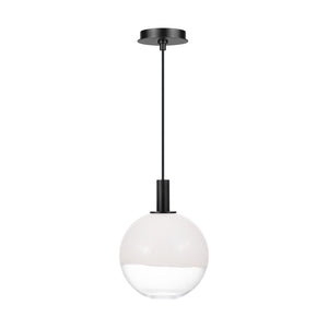 Visual Comfort Studio - SLP1001AI - One Light Pendant - Torian - Aged Iron