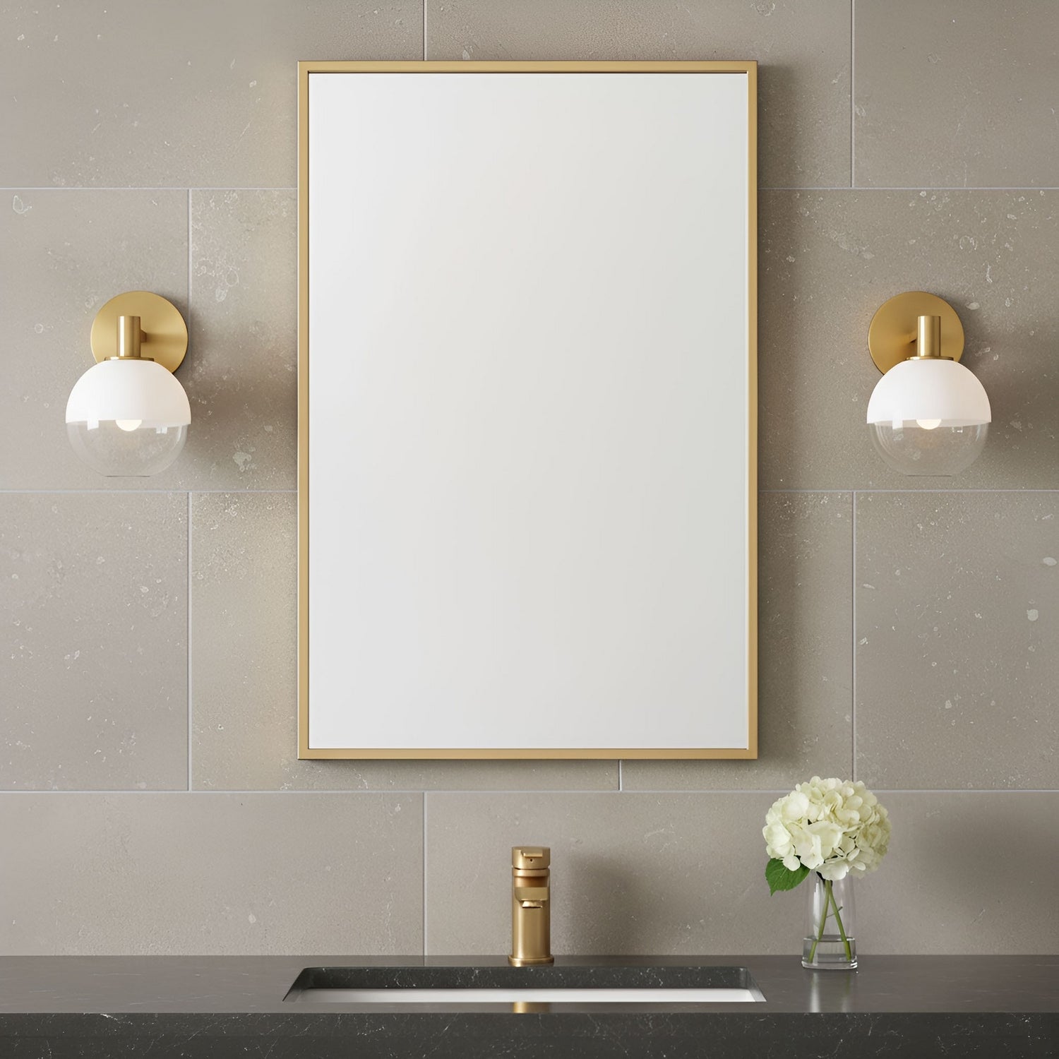 Visual Comfort Studio - SLV1001BBS - One Light Wall Sconce - Torian - Burnished Brass