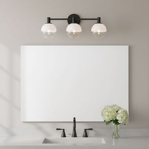 Visual Comfort Studio - SLV1003AI - Three Light Vanity - Torian - Aged Iron