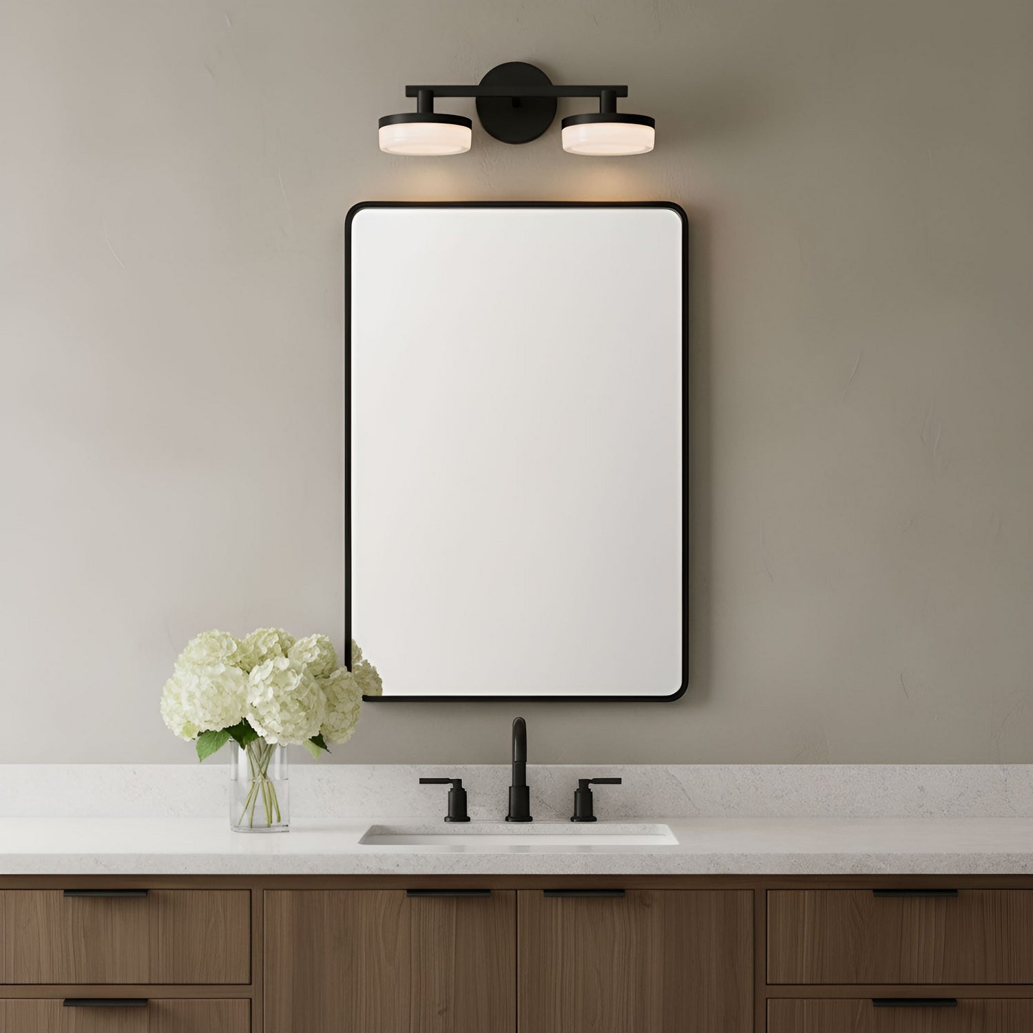 Visual Comfort Studio - SLV1012AI - LED Vanity - Khan - Aged Iron