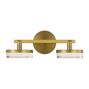 Visual Comfort Studio - SLV1012BBS - LED Vanity - Khan - Burnished Brass