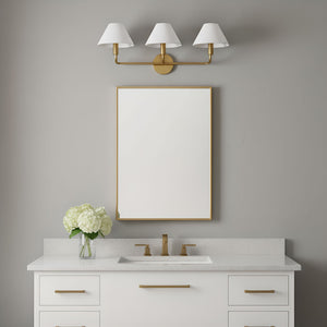 Visual Comfort Studio - SLW1023BBS - Three Light Wall Sconce - Colfax - Burnished Brass