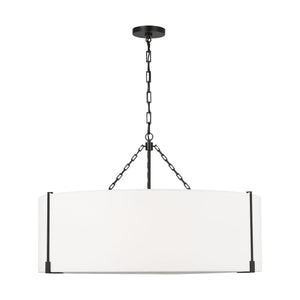 Visual Comfort Studio - TFC1114AI - Four Light Pendant - Bergen - Aged Iron