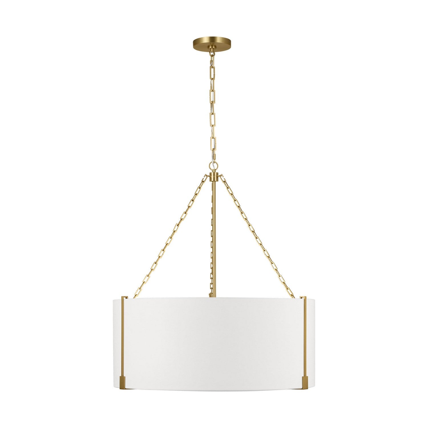 Visual Comfort Studio - TFC1123BBS - Three Light Pendant - Bergen - Burnished Brass