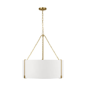 Visual Comfort Studio - TFC1123BBS - Three Light Pendant - Bergen - Burnished Brass