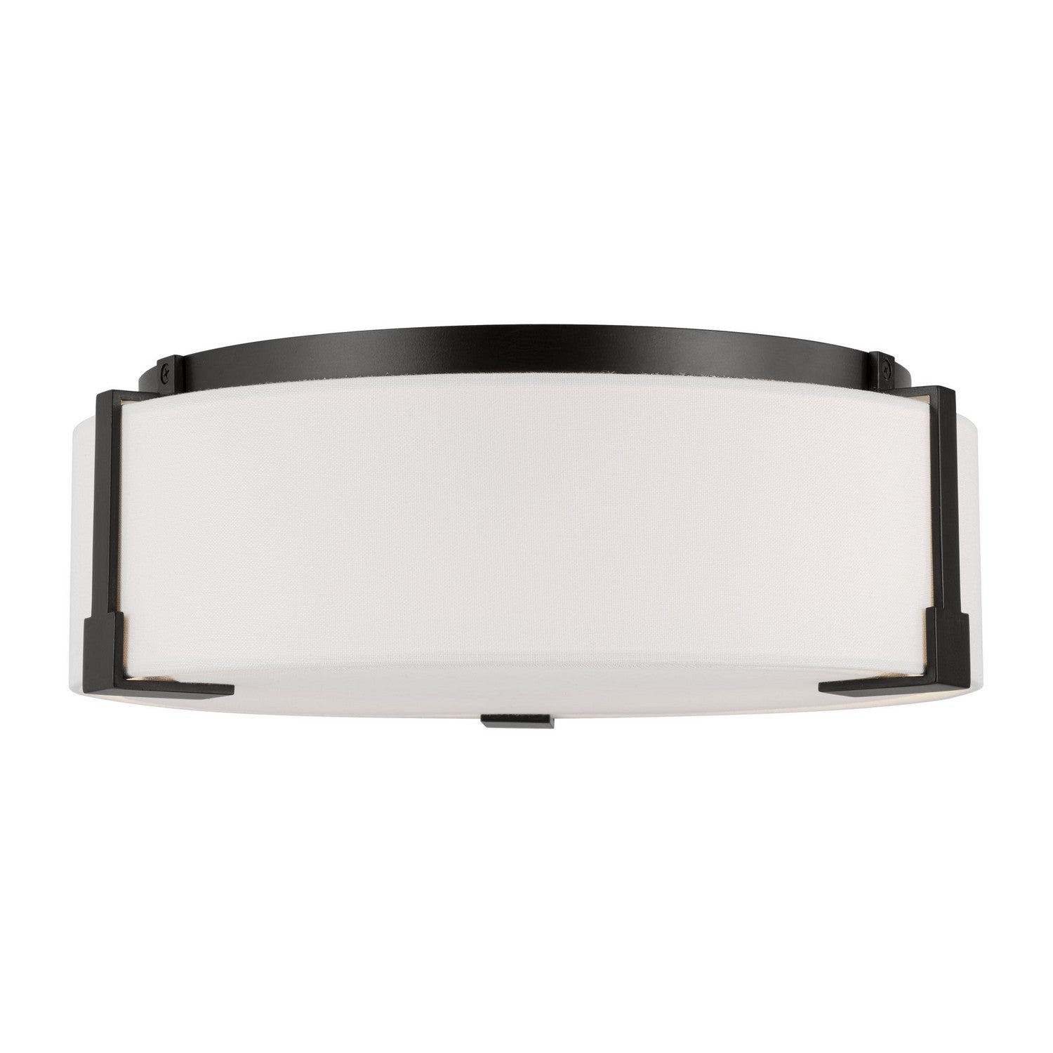 Visual Comfort Studio - TFF1002AI - Two Light Flush Mount - Bergen - Aged Iron