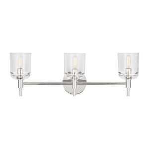Visual Comfort Studio - TFV1003PN - Three Light Vanity - Hartley - Polished Nickel