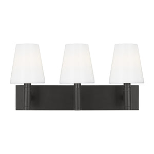 Visual Comfort Studio - TV1033AI - Three Light Vanity - Beckham Classic - Aged Iron