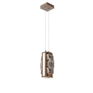 Hammerton Studio - LAB0100-12-BB-TE-CA1-L1-W01 - LED Pendant - Tessera - Burnished Bronze