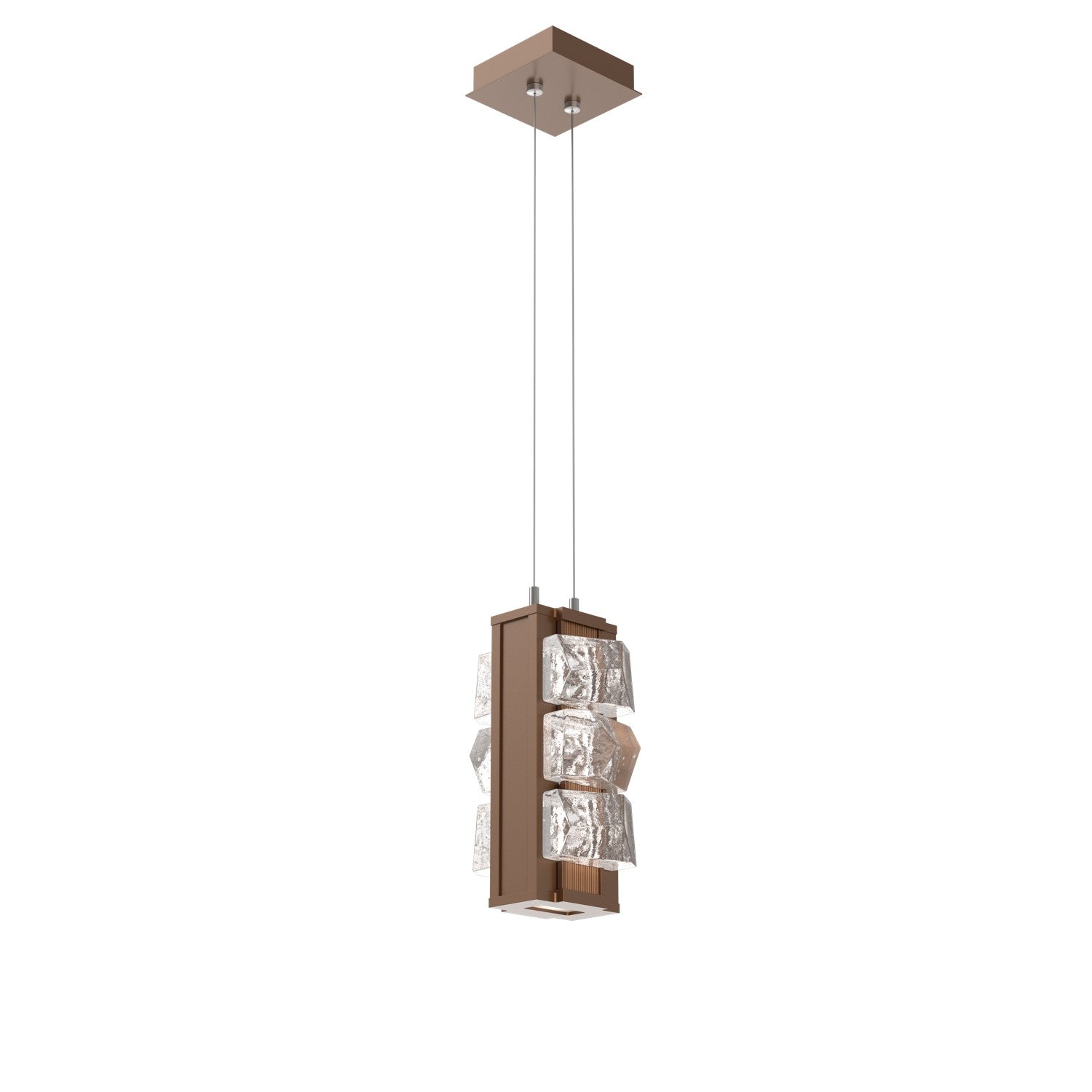 Hammerton Studio - LAB0100-12-BB-TF-CA1-L1-000 - LED Pendant - Tessera - Burnished Bronze