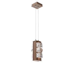 Hammerton Studio - LAB0100-12-BB-TF-CA1-L1-000 - LED Pendant - Tessera - Burnished Bronze
