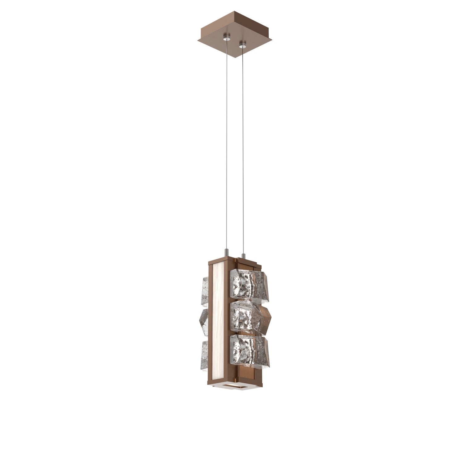 Hammerton Studio - LAB0100-12-BB-TF-CA1-L1-W01 - LED Pendant - Tessera - Burnished Bronze