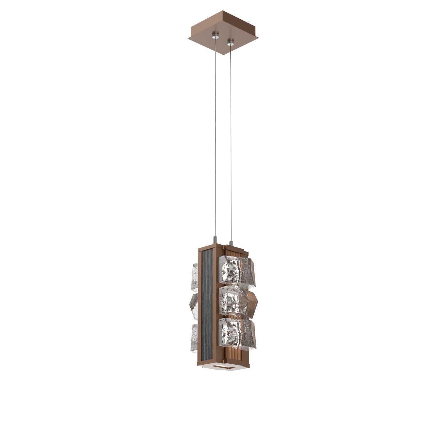Hammerton Studio - LAB0100-12-BB-TF-CA1-L1-W02 - LED Pendant - Tessera - Burnished Bronze