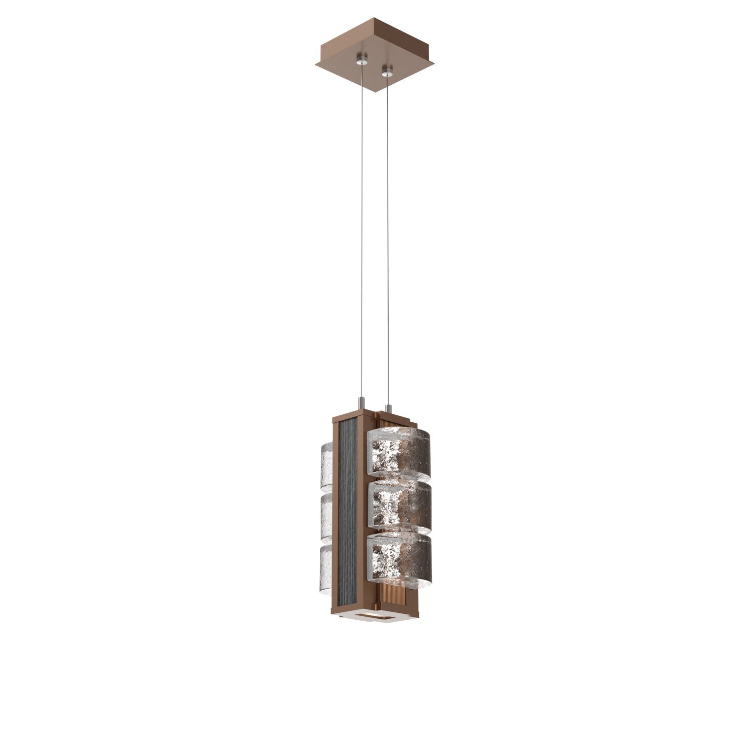 Hammerton Studio - LAB0100-12-BB-TO-CA1-L1-W02 - LED Pendant - Tessera - Burnished Bronze