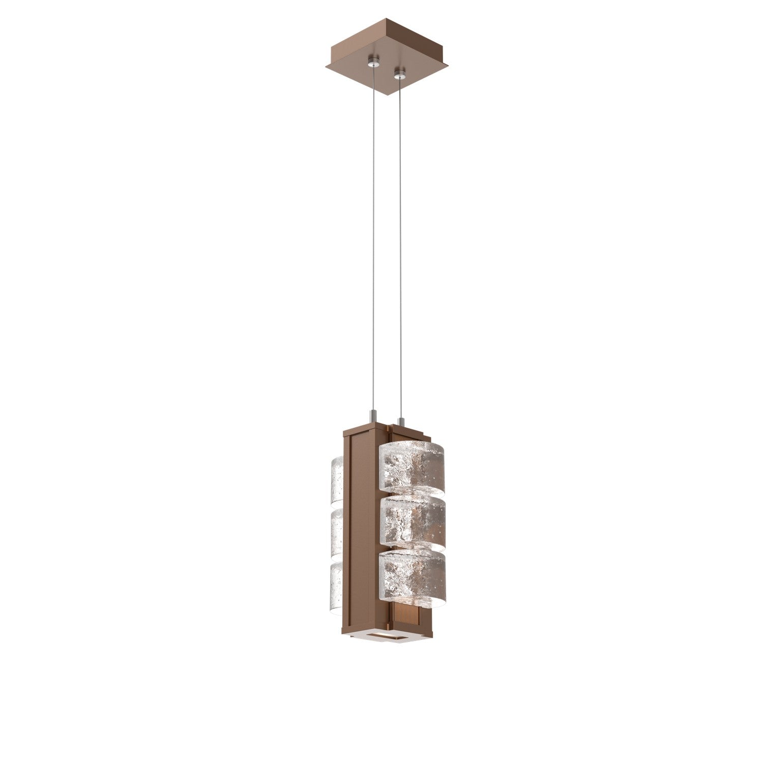 Hammerton Studio - LAB0100-12-BB-TO-CA1-L3-000 - LED Pendant - Tessera - Burnished Bronze