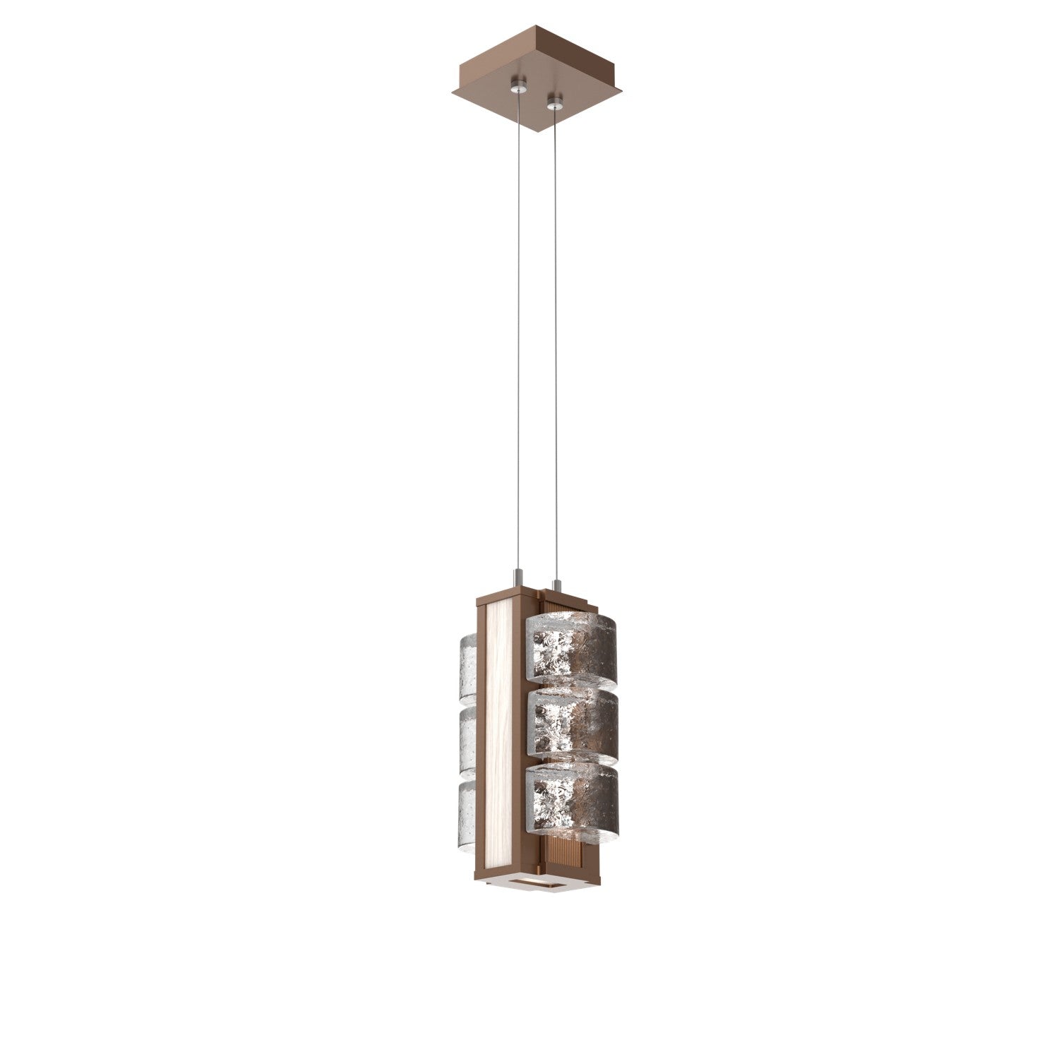 Hammerton Studio - LAB0100-12-BB-TO-CA1-L3-W01 - LED Pendant - Tessera - Burnished Bronze