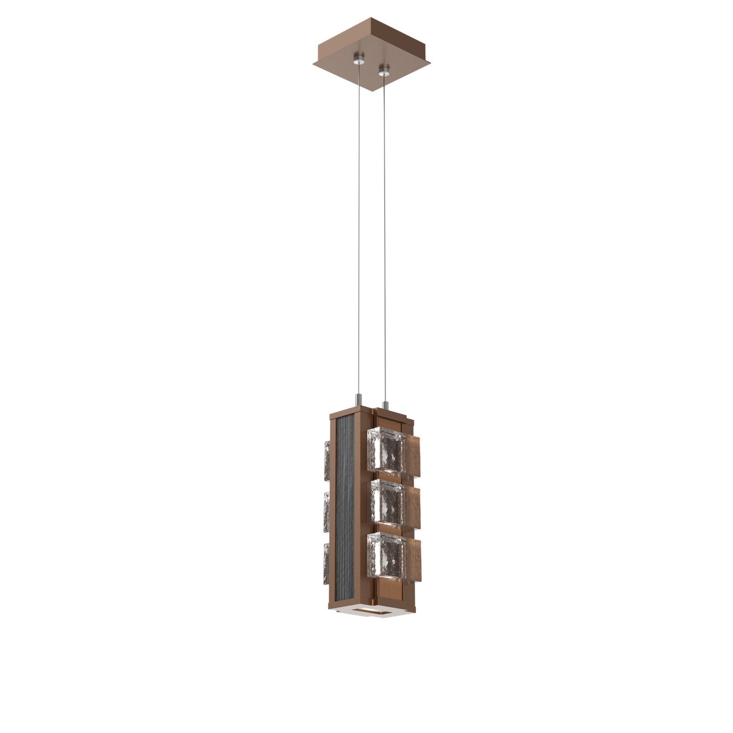 Hammerton Studio - LAB0100-12-BB-TP-CA1-L1-W02 - LED Pendant - Tessera - Burnished Bronze