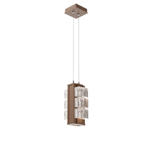 Hammerton Studio - LAB0100-12-BB-TW-CA1-L3-000 - LED Pendant - Tessera - Burnished Bronze