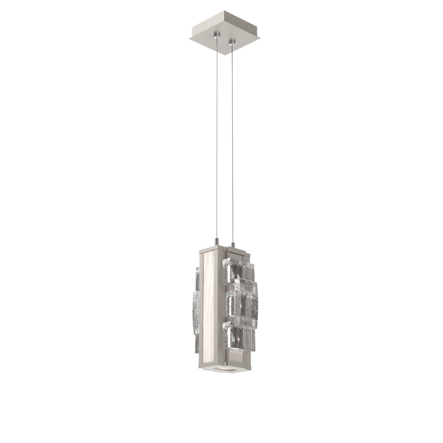Hammerton Studio - LAB0100-12-BS-TE-CA1-L3-W01 - LED Pendant - Tessera - Beige Silver