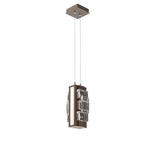 Hammerton Studio - LAB0100-12-FB-TE-CA1-L1-W01 - LED Pendant - Tessera - Flat Bronze