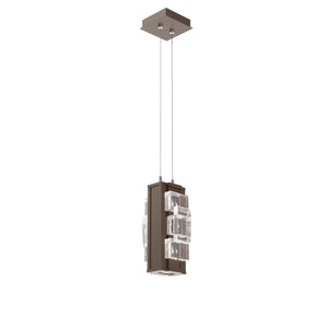 Hammerton Studio - LAB0100-12-FB-TE-CA1-L3-000 - LED Pendant - Tessera - Flat Bronze